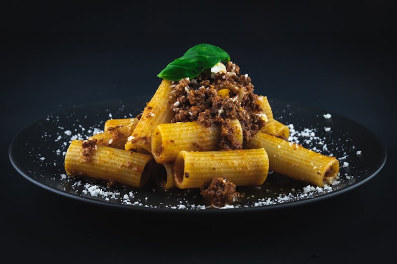 Rigatoni Bolognese pasta
