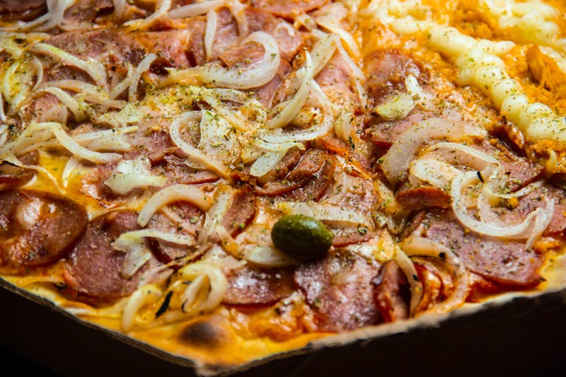 Spicy Calabrese pizza